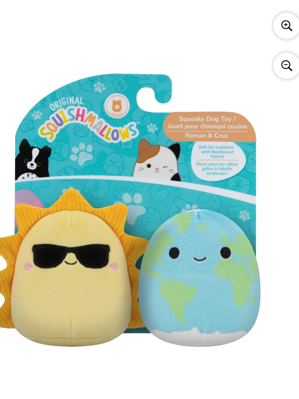 Squishmallow Roman & Cruz pet toys